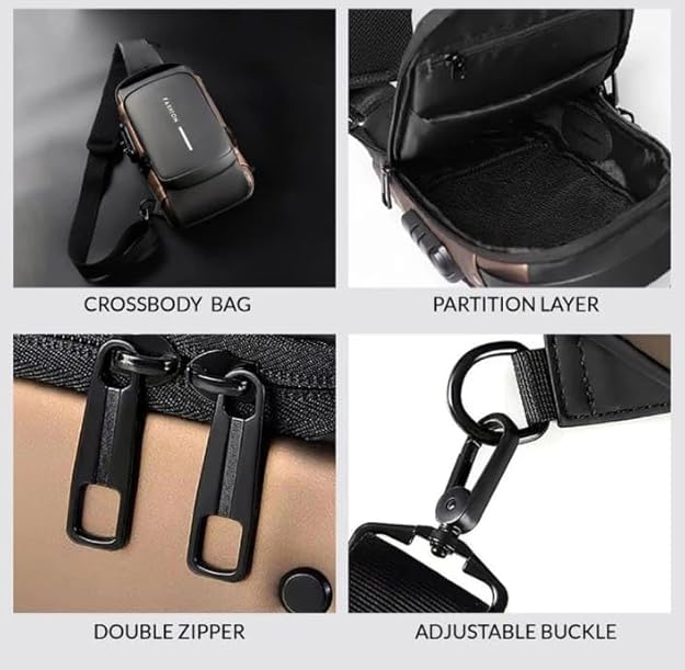 Unisex Crossbody Sling Bag