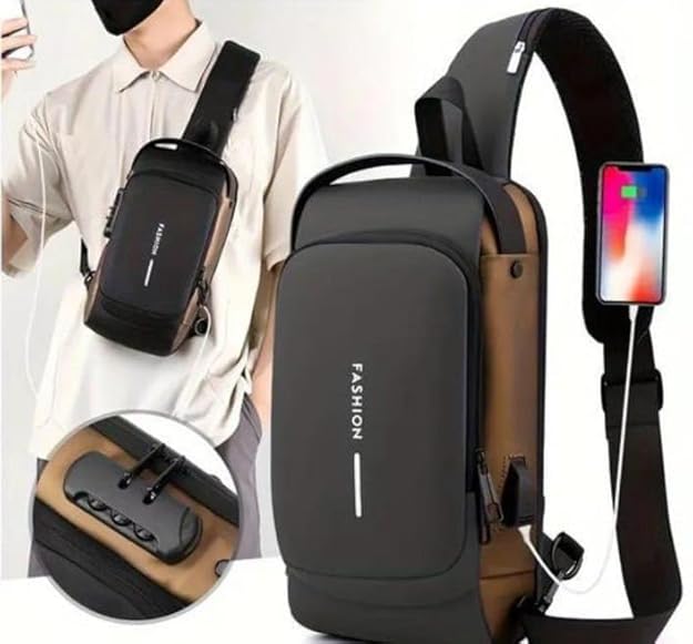 Unisex Crossbody Sling Bag