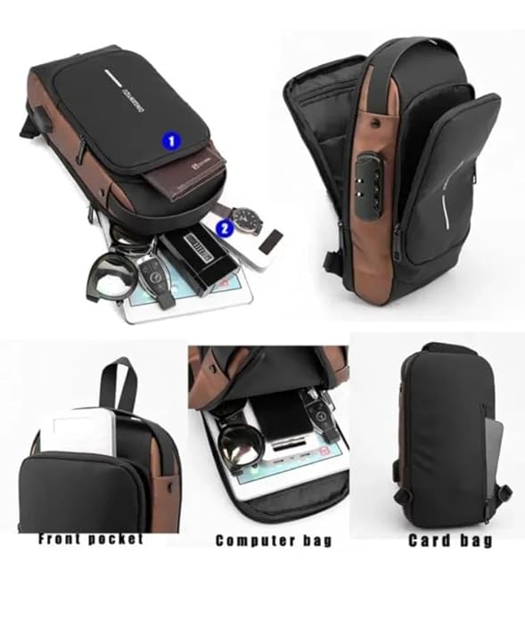 Unisex Crossbody Sling Bag