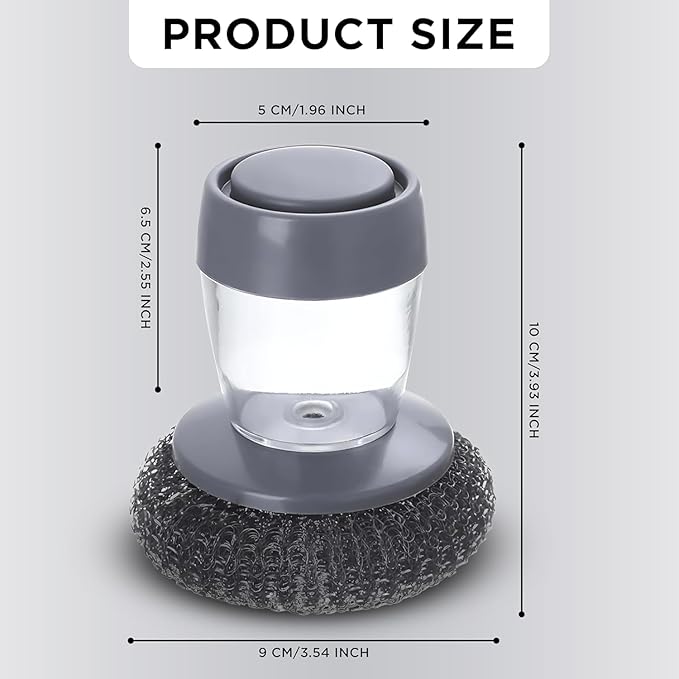 Soap Dispensing Dish Brush – Palm Brush