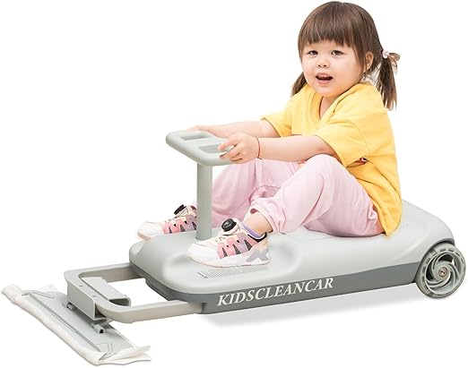 KIDSCLEANCAR: Portable Go Kart, 12v Race Car Ride