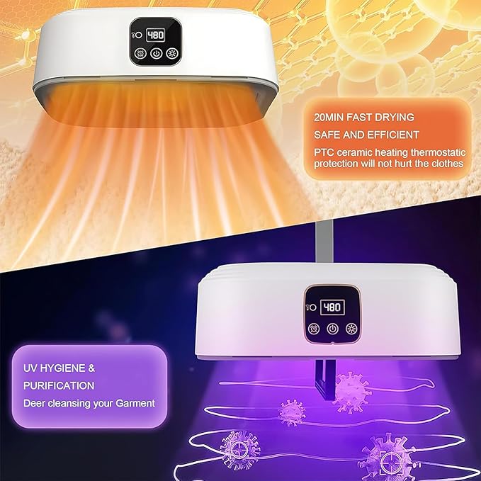 Electric Cloth Warmer - Portable Cloth Warming Machine for Home