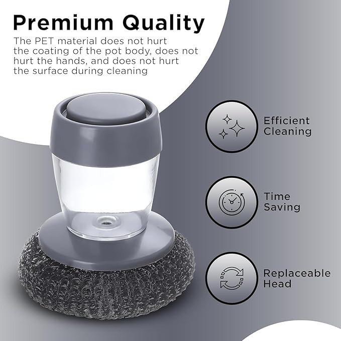 Soap Dispensing Dish Brush – Palm Brush