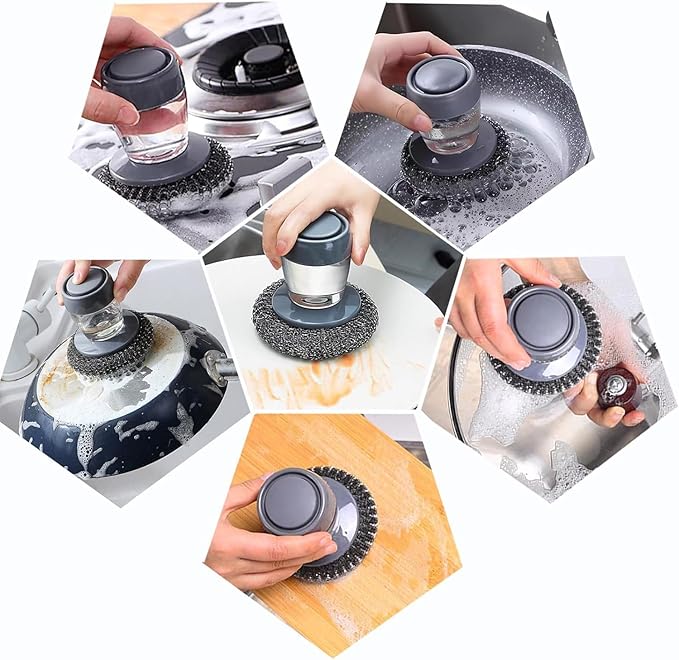 Soap Dispensing Dish Brush – Palm Brush