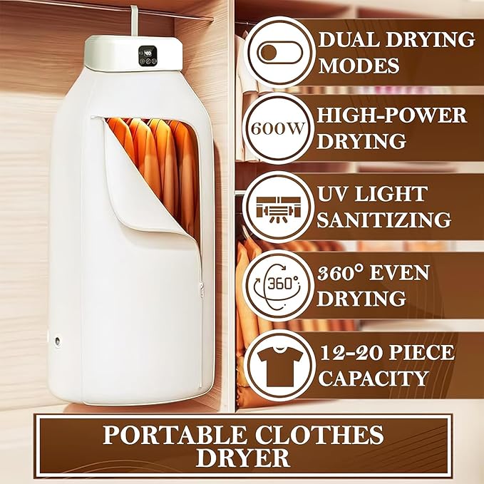 Electric Cloth Warmer - Portable Cloth Warming Machine for Home